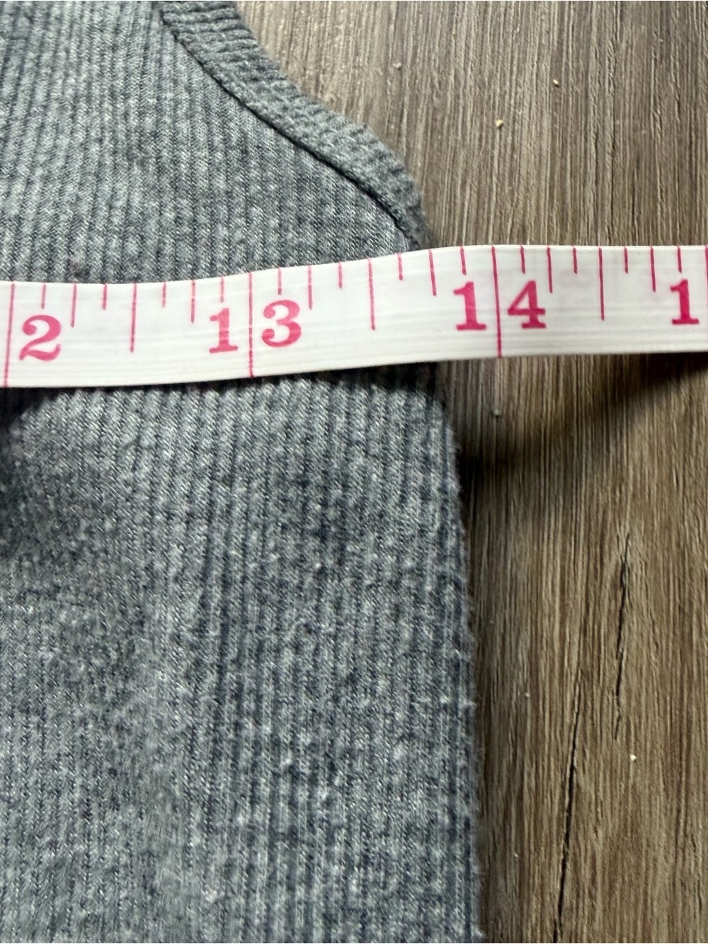 Merona Ribbed Gray Tank Top - Picture 3 of 4